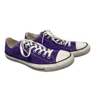Converse All Star Chuck Taylor Sneakers 137837F Low Top Electric Purple Mens 12